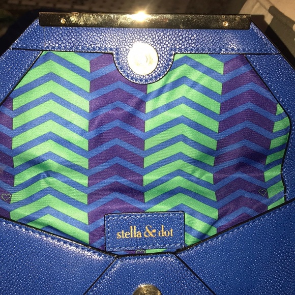 Stella&dot royal blue clutch - Picture 3 of 7